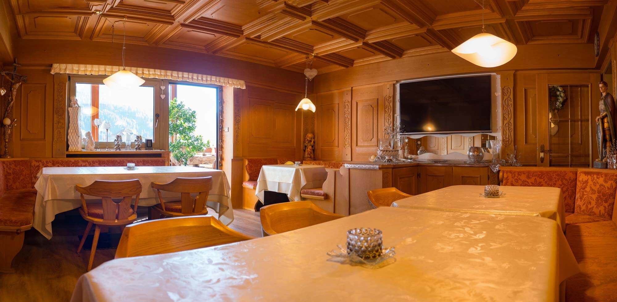 Garni Pramauron – Sala da pranzo